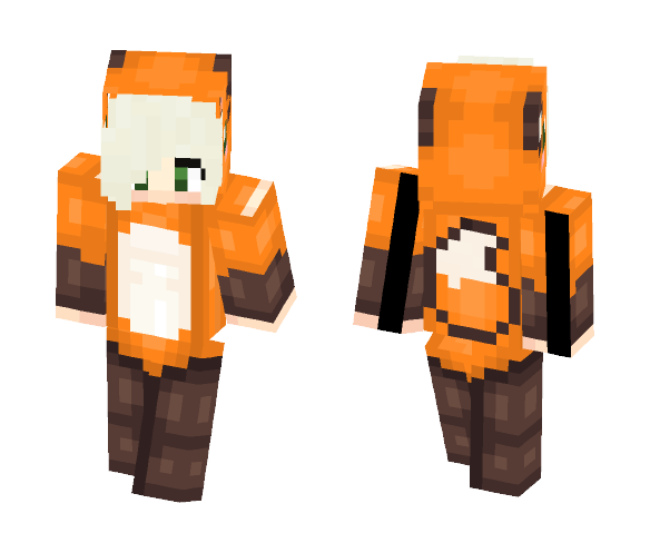 Fox girl onesie by Mioxa - Girl Minecraft Skins - image 1