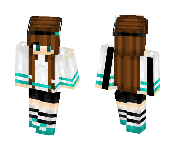 PupuSkins ~ Sporty Girl ~ Veean - Girl Minecraft Skins - image 1