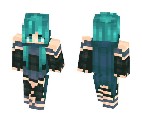 Aqua:: - Female Minecraft Skins - image 1