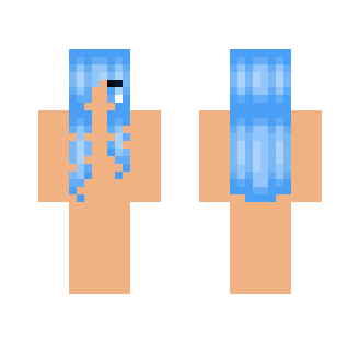Lite Blue Animu Base - Female Minecraft Skins - image 2