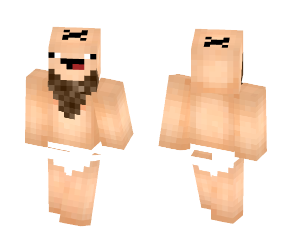 littel derp with beard - Male Minecraft Skins - image 1