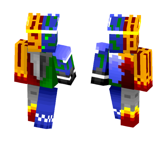 Fire/Water Guy - Male Minecraft Skins - image 1