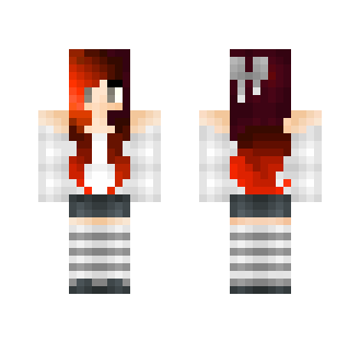 Edited Redhead To orange - Female Minecraft Skins - image 2