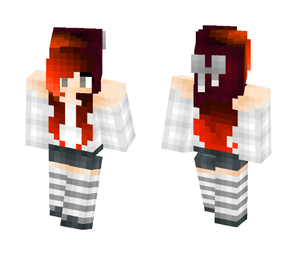 Edited Redhead To orange - Female Minecraft Skins - image 1