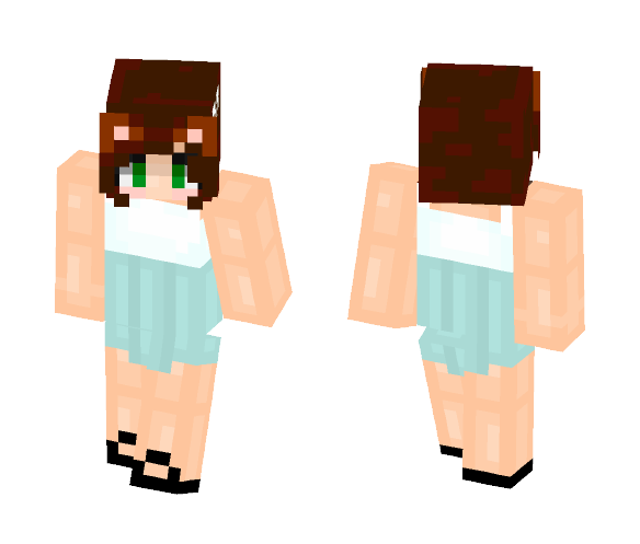 Neko girl - Girl Minecraft Skins - image 1