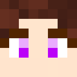 Purple Autism Girl - Girl Minecraft Skins - image 3