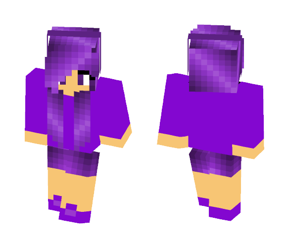 Random purple girl xD - Girl Minecraft Skins - image 1