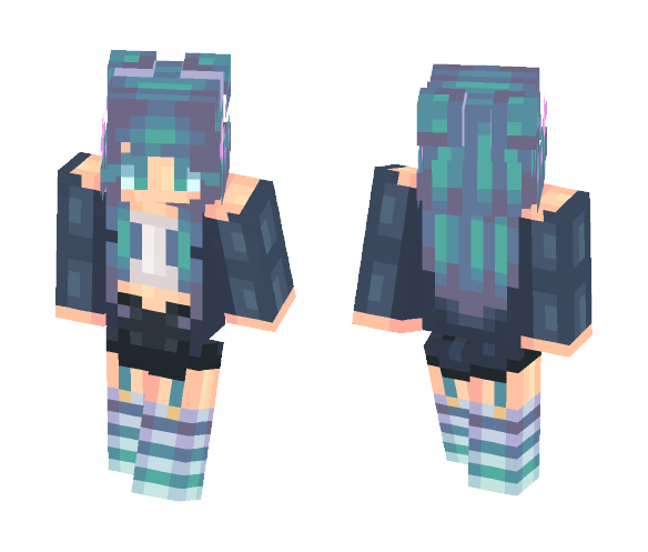 ass backwards - Female Minecraft Skins - image 1