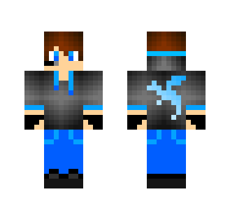 Blue Dragon Boy - Boy Minecraft Skins - image 2