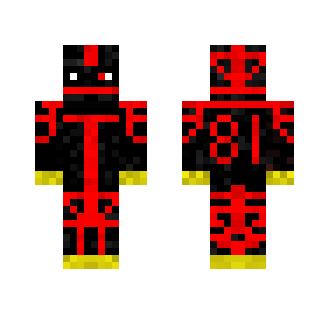 The Red masked Ninja - Male Minecraft Skins - image 2