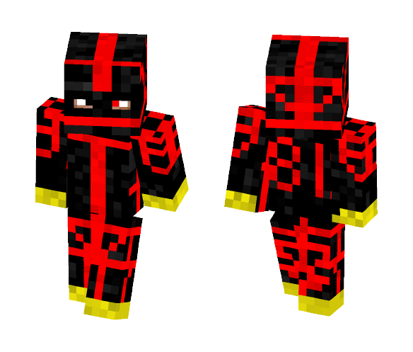 The Red masked Ninja - Male Minecraft Skins - image 1