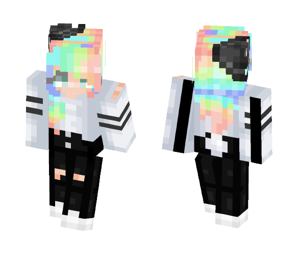 ???? Rainbows & Sunshine ???? - Female Minecraft Skins - image 1