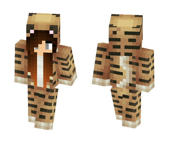 tiger girl - Girl Minecraft Skins - image 1
