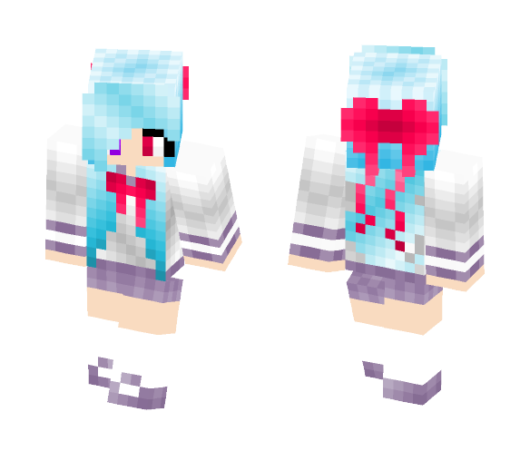 School girl, Aiyana - Female Minecraft Skins - image 1