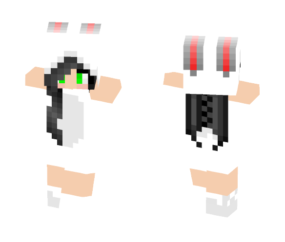Bunny outfit - Female Minecraft Skins - image 1