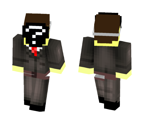 Question mark face - Male Minecraft Skins - image 1
