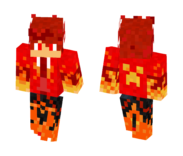Fire Boy - Boy Minecraft Skins - image 1