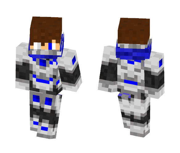 Castle Knight BLUE - Male Minecraft Skins - image 1
