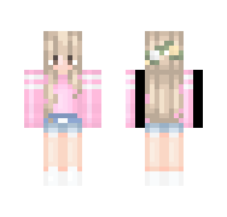 Cute Pink Girl ; NetherWarts Req - Cute Girls Minecraft Skins - image 2