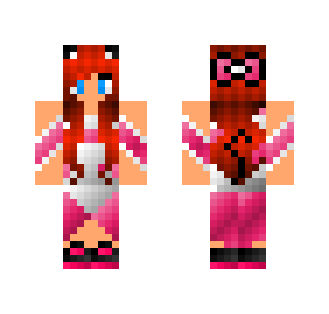 Pink maid kitty girl - Girl Minecraft Skins - image 2