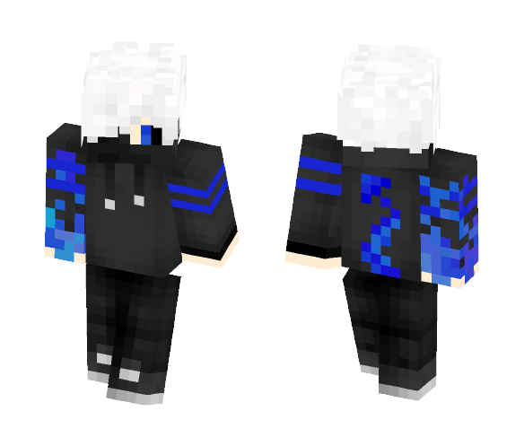 NINJA - Blue Fire - Male Minecraft Skins - image 1