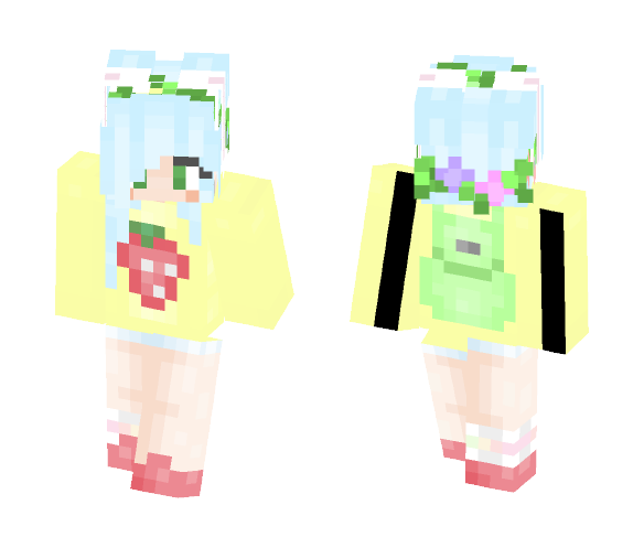 ⓢⓤⓖⓐⓡ~Fields of green - Female Minecraft Skins - image 1