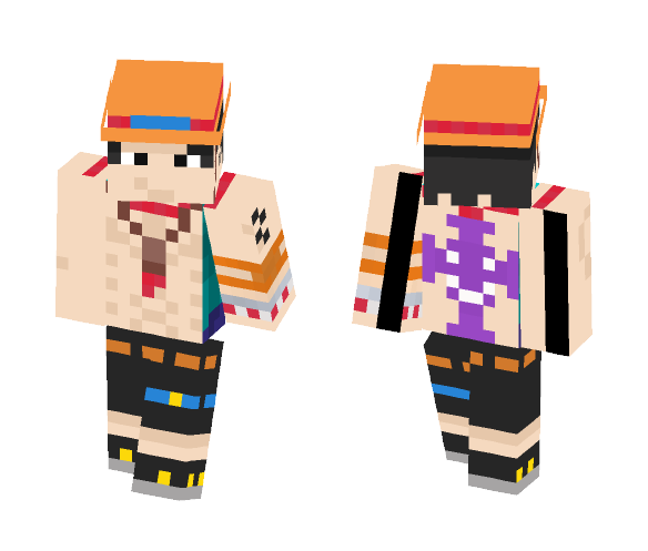 Portgas D. Ace - Male Minecraft Skins - image 1