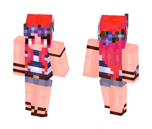 Summer Girl -Kitty - Girl Minecraft Skins - image 1