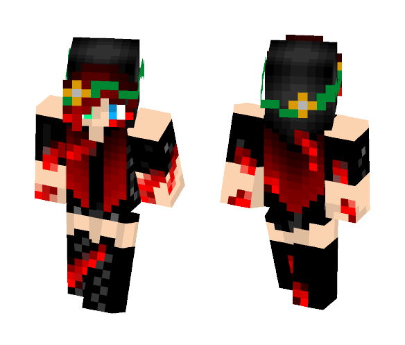 Bloody hime - Female Minecraft Skins - image 1