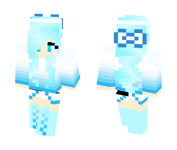 Ice Girl - Girl Minecraft Skins - image 1