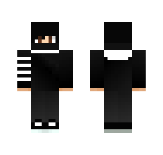 Ninja Boy Black And White - Boy Minecraft Skins - image 2