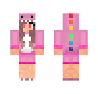 Dino Outfit edit - Female Minecraft Skins - image 2
