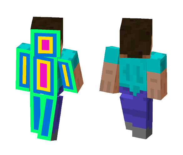 Rainbow Thing #2 - Male Minecraft Skins - image 1
