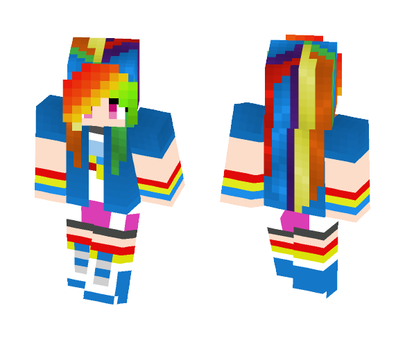 Rainbow Dash :3 (My skin once) - Female Minecraft Skins - image 1