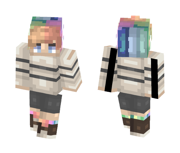 -Rainbow Madness- - Male Minecraft Skins - image 1