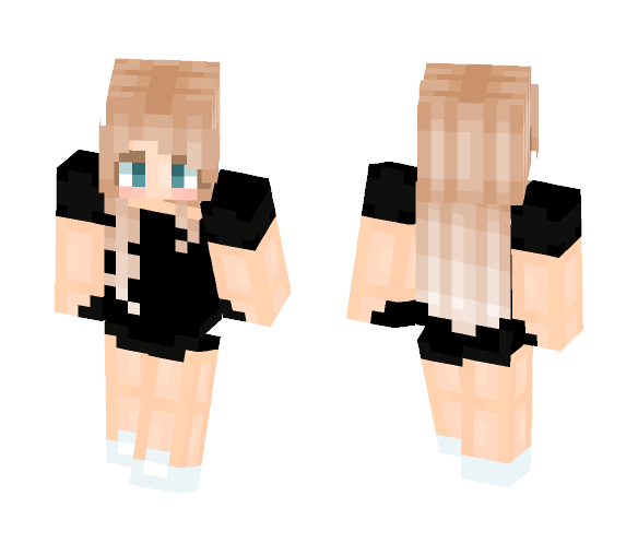 Cute Black Dress - Female Minecraft Skins - image 1