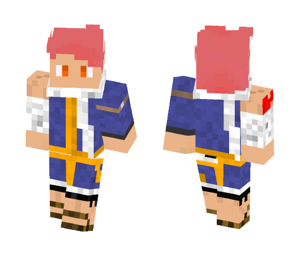 Natsu - Male Minecraft Skins - image 1