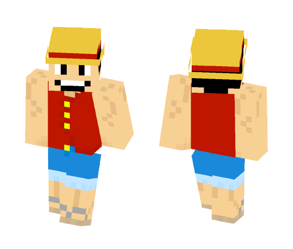 Luffy V1 - Male Minecraft Skins - image 1