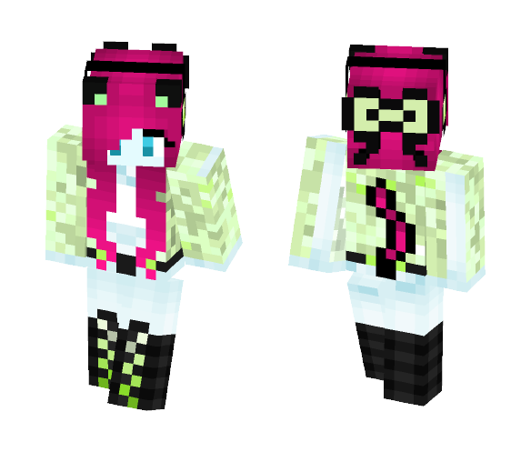 Demon Girl Stripable - Girl Minecraft Skins - image 1