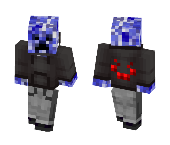 Blue Creeper - Male Minecraft Skins - image 1