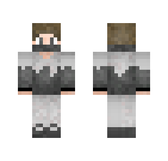 Awesome Gray Skin v2 - Male Minecraft Skins - image 2