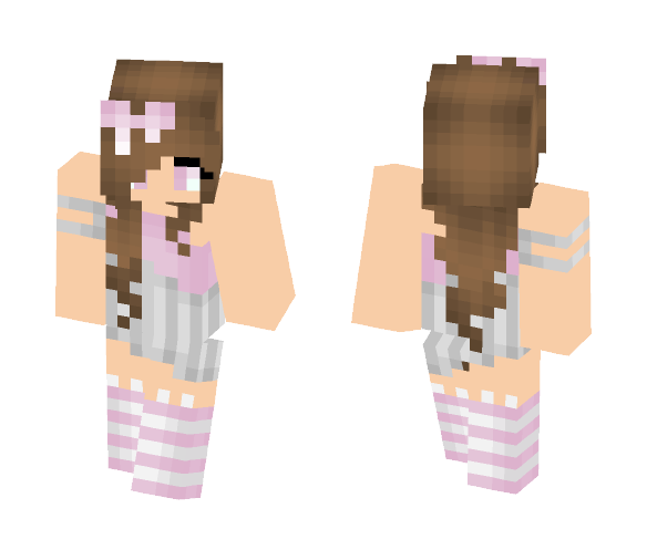 |Girly Pink| - Female Minecraft Skins - image 1