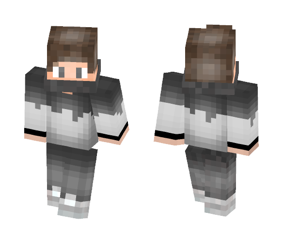 Awesome Gray Skin - Male Minecraft Skins - image 1
