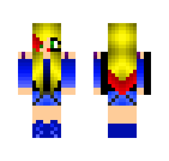 Blonde Haired Gamer - Female Minecraft Skins - image 2