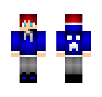 Blue Gamer Boy - Boy Minecraft Skins - image 2