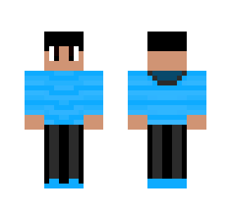 Blue Plain Skin - Male Minecraft Skins - image 2