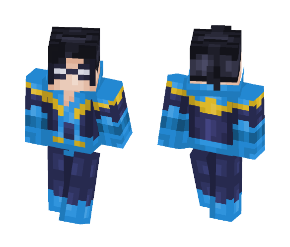 Retro Nightwing - Male Minecraft Skins - image 1