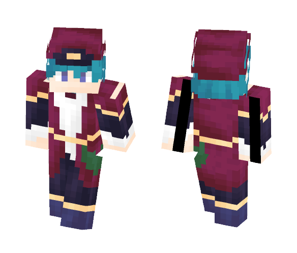 Request - Blue Hair - Male Minecraft Skins - image 1