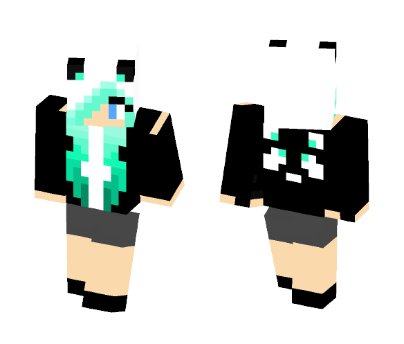 Panda Detective - Female Minecraft Skins - image 1