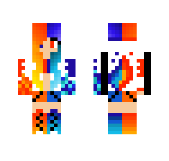 Water & Fire - Female Minecraft Skins - image 2